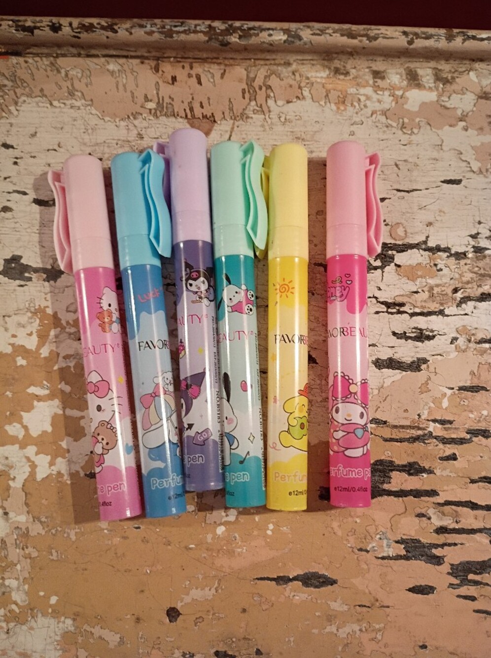 Cute Pastel Sanrio-Style Perfume Pens - Multicolor